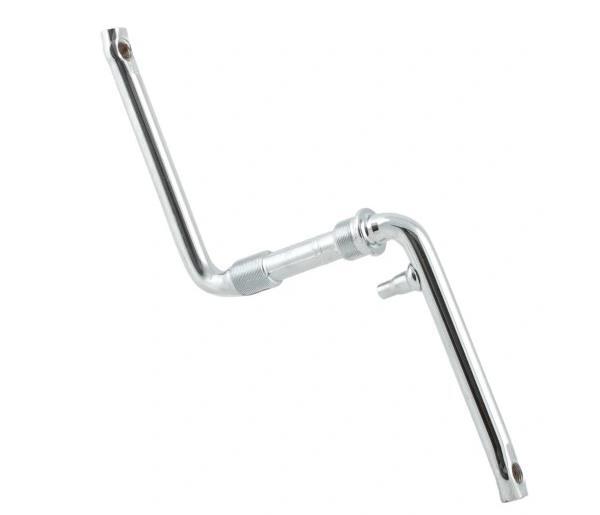 KORBA BMX (HN-30415) 170MM GIĘTA 1/2 STAL SREBRNA