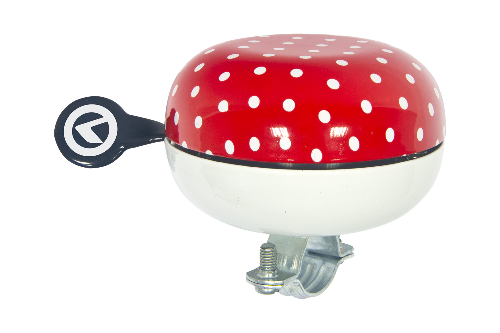 DZWONEK KELLYS KLS  BELL 80 CZERWONY W KROPKI