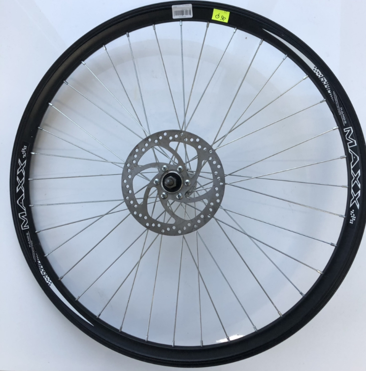 KOŁO KANDS 26" PRZÓD TARCZA CZARNE