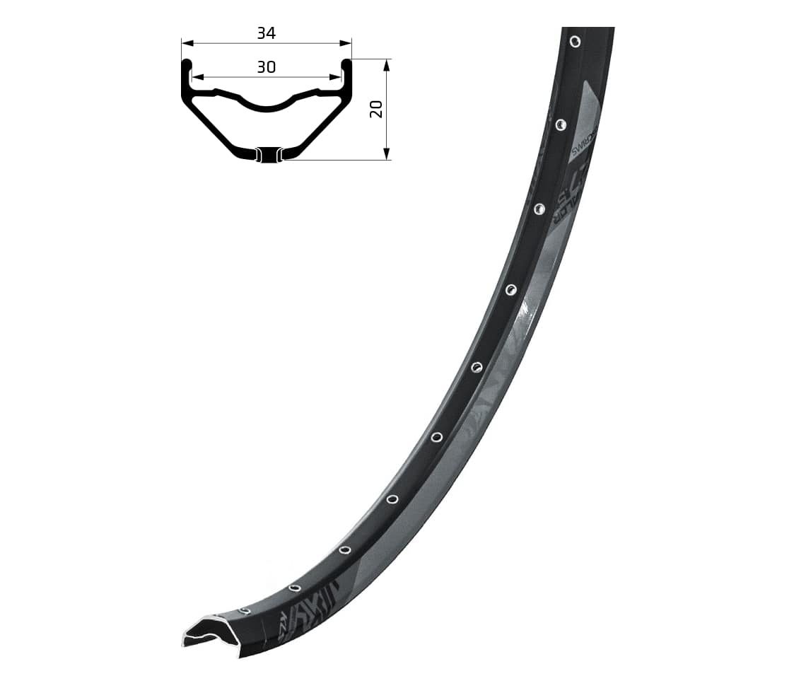 OBRĘCZ KELLYS KLS VALOR 3 DISC 27,5" FV CZARNA