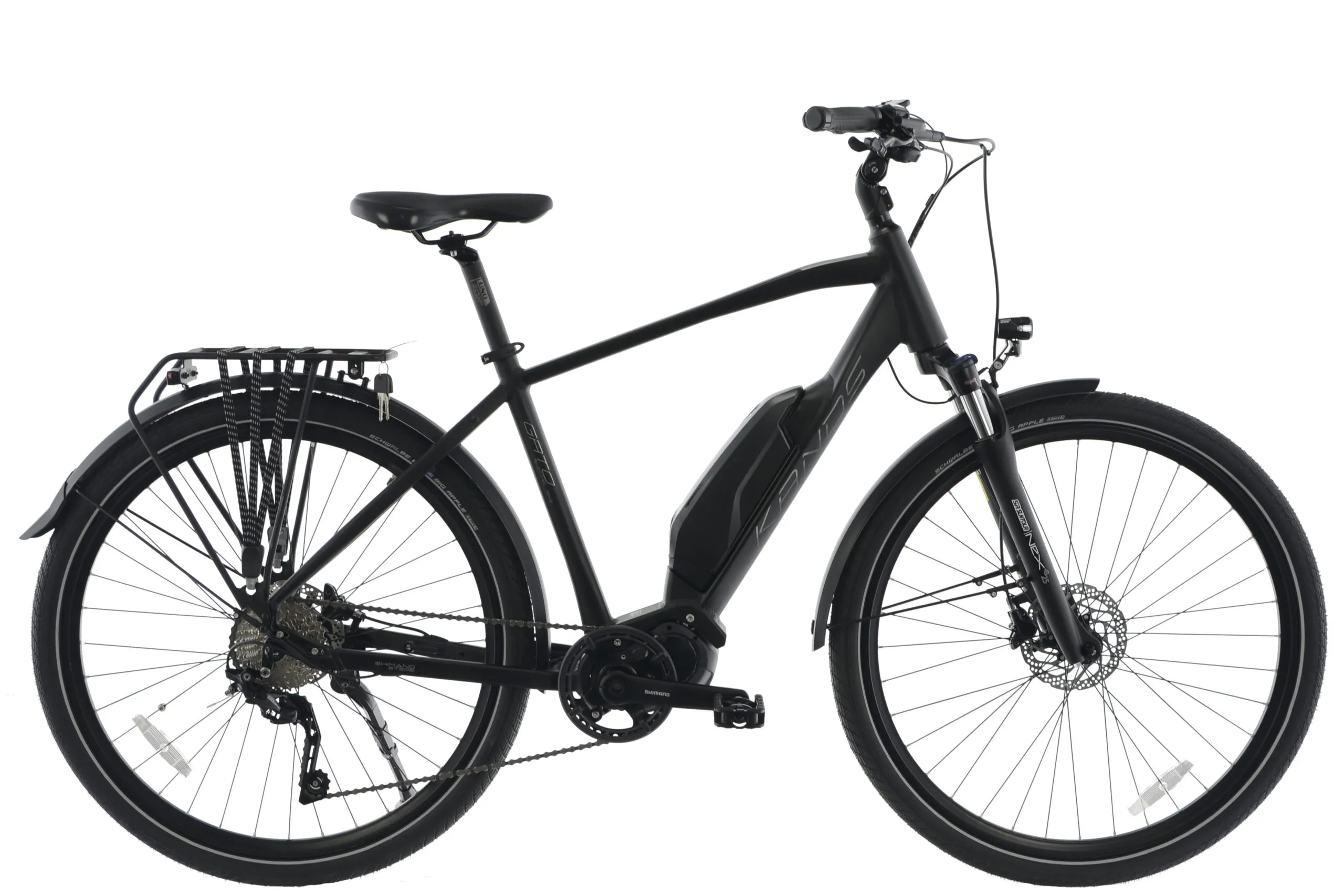 ROWER KANDS GATO RAMA 20" KOŁA 28" CZARNY MAT