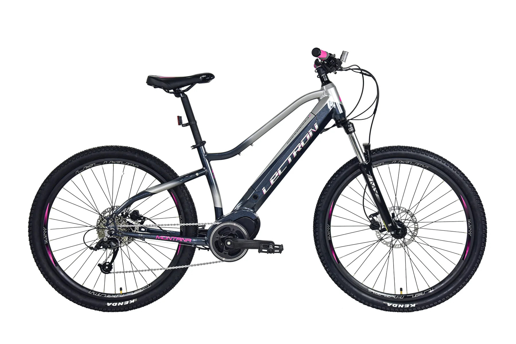 ROWER LECTRON MONTANA MX RAMA 16,5" KOŁA 27,5" GRAFITOWY SREBRNY (14,5AH)