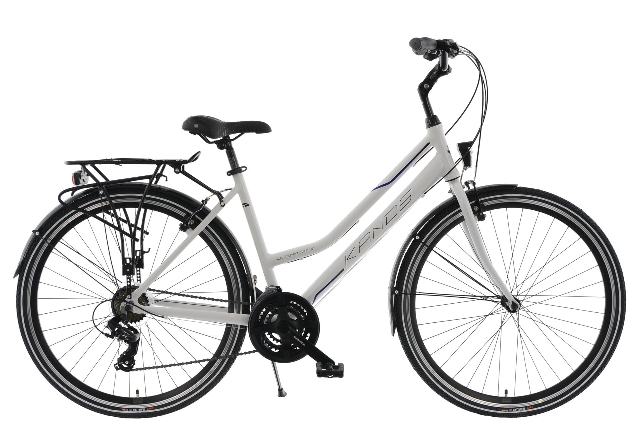 ROWER KANDS NAVIGATOR-X RAMA 19" KOŁA 28" BIAŁY POŁYSK