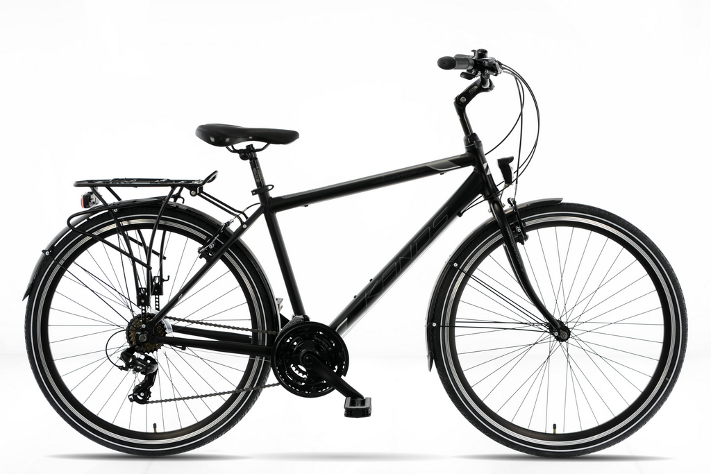 ROWER KANDS NAVIGATOR-X RAMA 21" KOŁA 28" GRAFITOWY NIEBIESKI