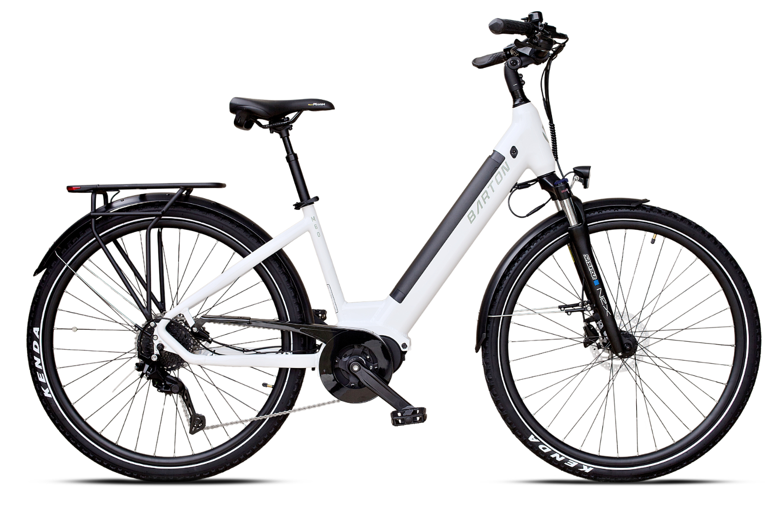 ROWER BARTON M60 RAMA 17" KOŁA 28" BIAŁY (15AH)