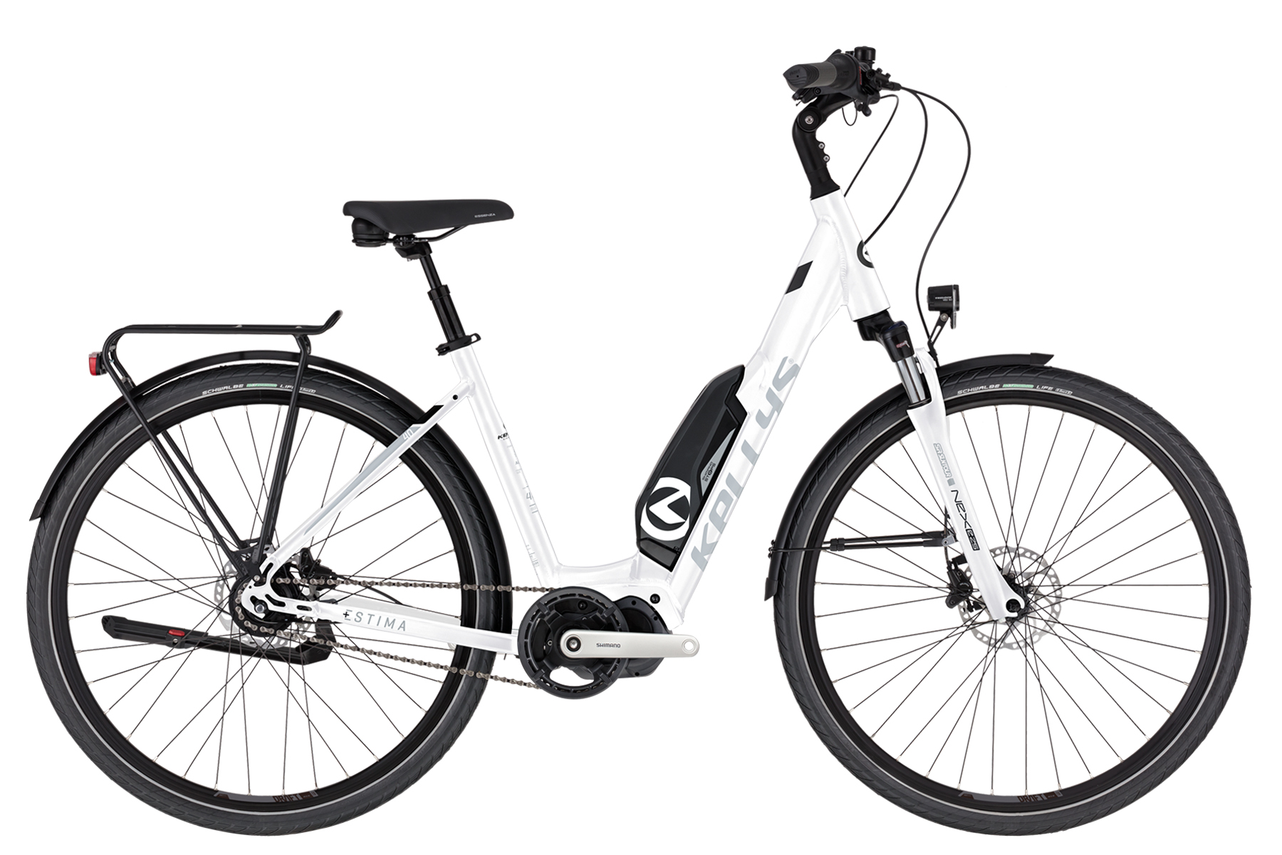 ROWER KELLYS ESTIMA 40 SH RAMA M KOŁA 28" BIAŁY (14AH)