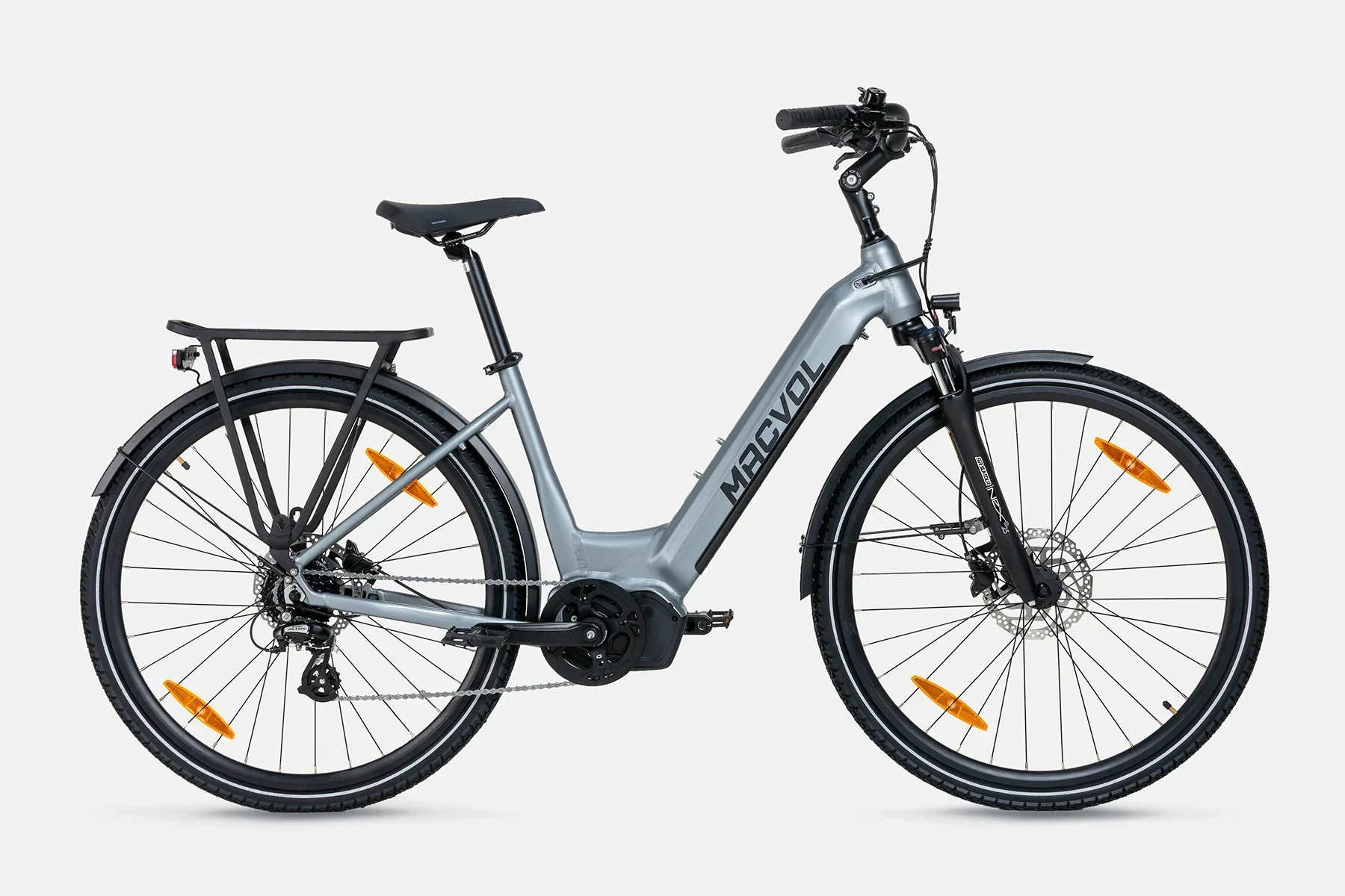 ROWER MACVOL LADY RAMA 18” KOŁA 28” SREBRNY (20AH)