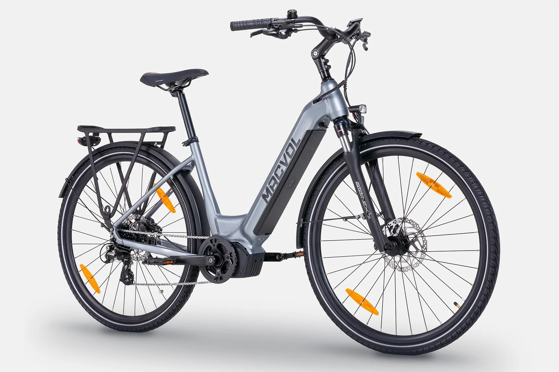 ROWER MACVOL LADY RAMA 18” KOŁA 28” SREBRNY (20AH)