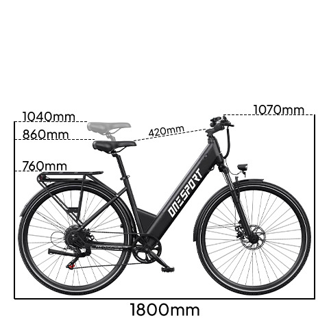 ROWER ONESPORT OT12 KOŁA 28" RAMA 18" GRAFITOWY (13AH)