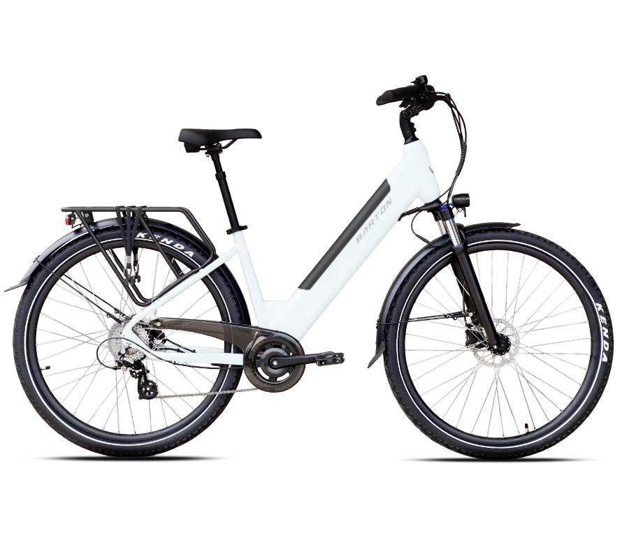 ROWER BARTON E-SMART 2.0 RAMA 17" KOŁA 28" BIAŁY (13AH)