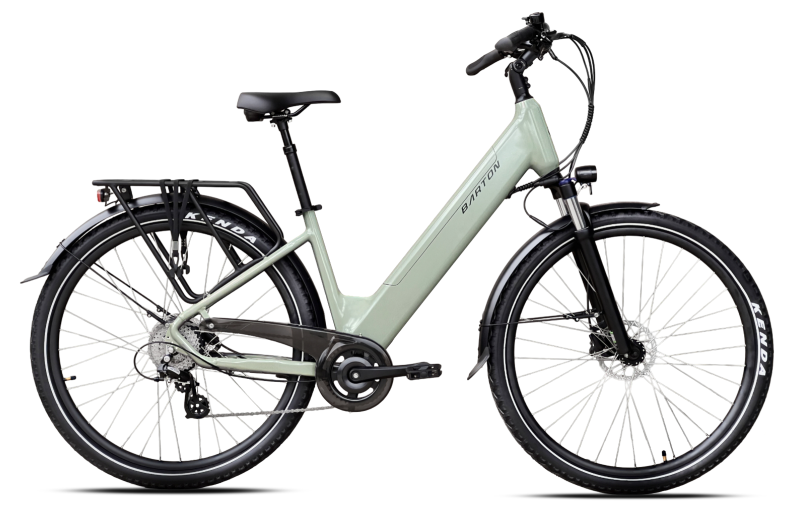 ROWER BARTON E-SMART 2.0 RAMA 17" KOŁA 28" ZIELONY (13AH)