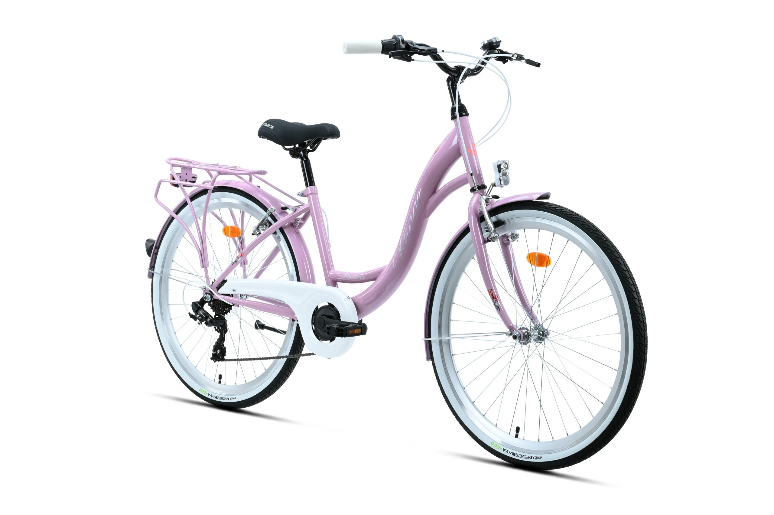 ROWER KANDS LAURA RAMA 15" KOŁA 26" RÓŻOWY