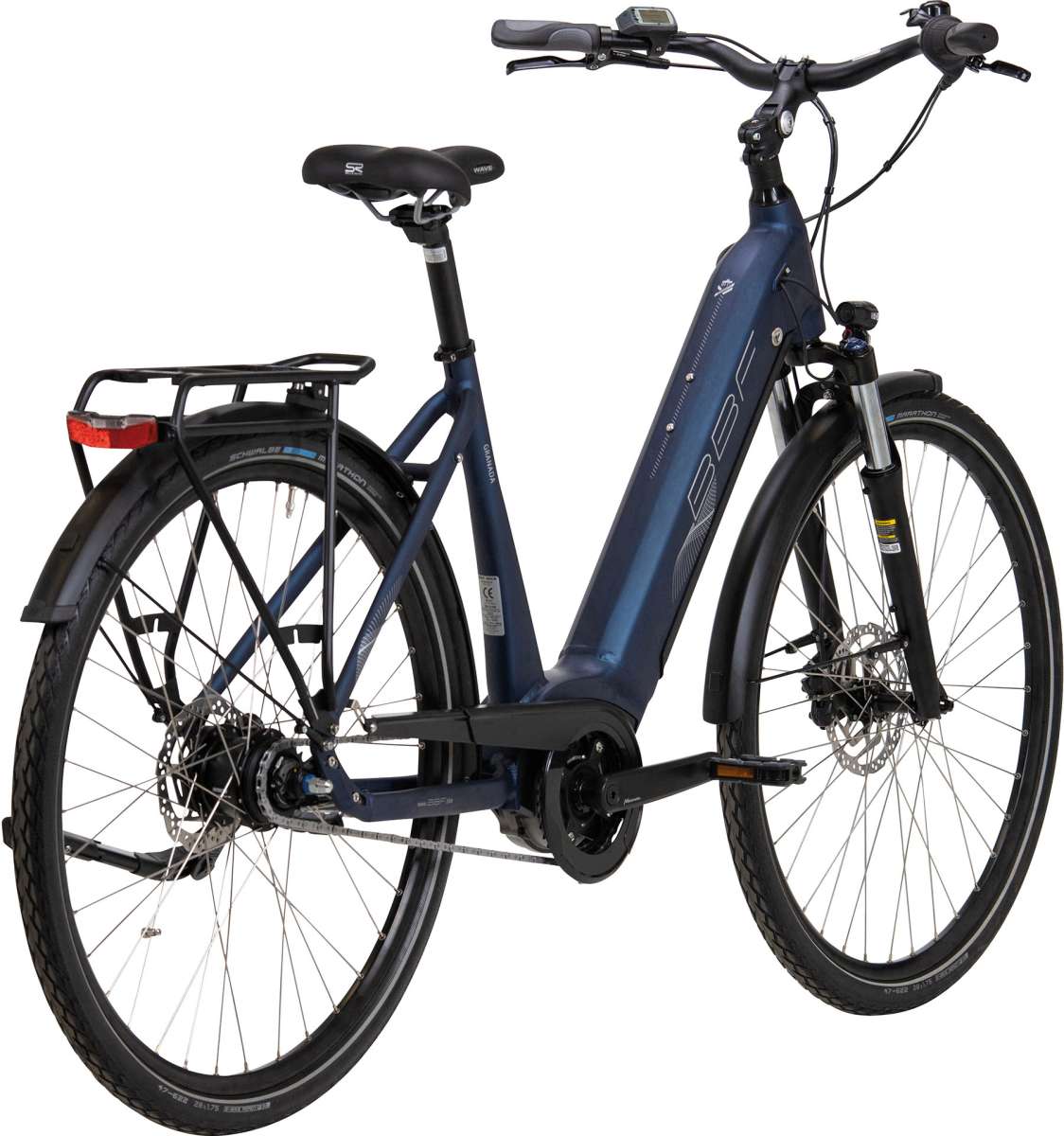 ROWER BBF E-CITY BATO WAVE KOŁA 28" RAMA 19,5" GRANATOWY (14AH)