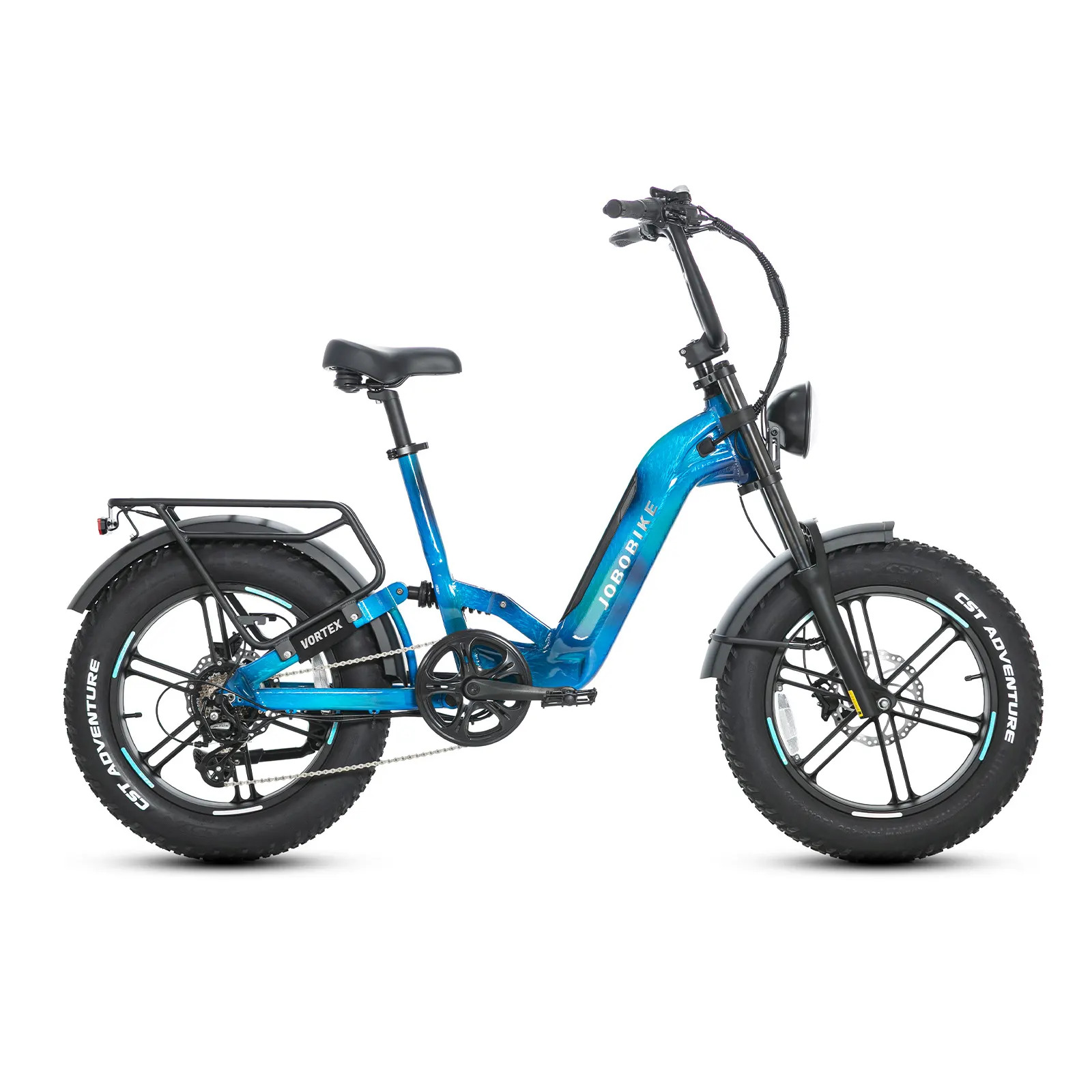 ROWER JOBOBIKE VORTEX RAMA 18" KOŁA 20" NIEBIESKI (15AH)