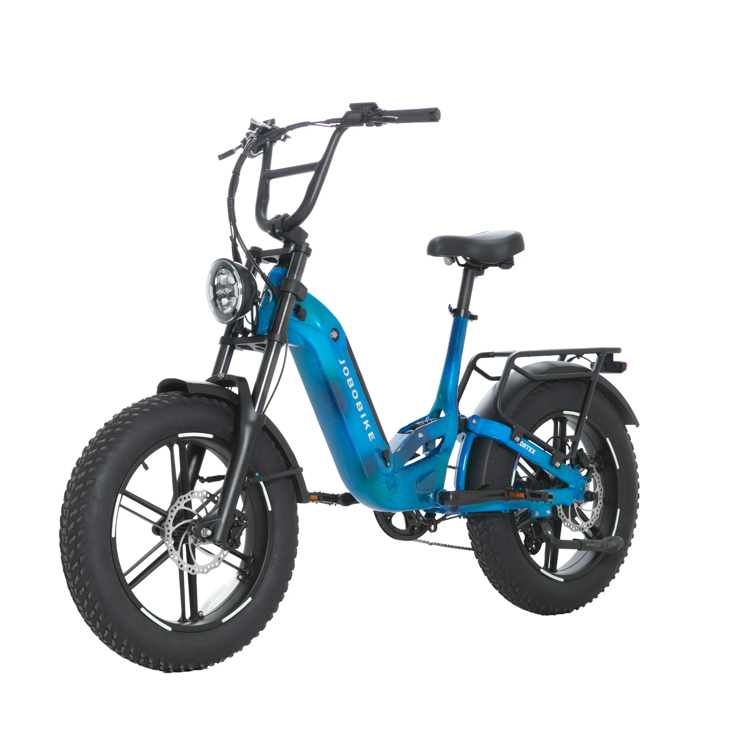 ROWER JOBOBIKE VORTEX RAMA 18" KOŁA 20" NIEBIESKI (15AH)