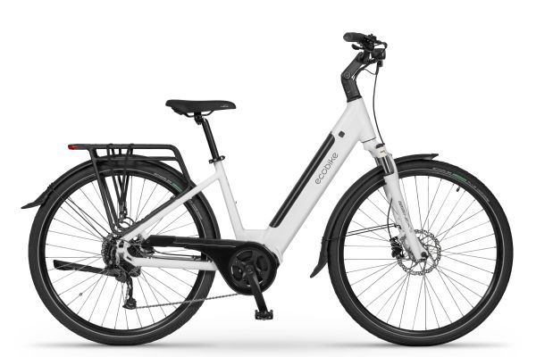 ROWER ECOBIKE LX100 RAMA 17" KOŁA 28" BIAŁY (17,5AH)