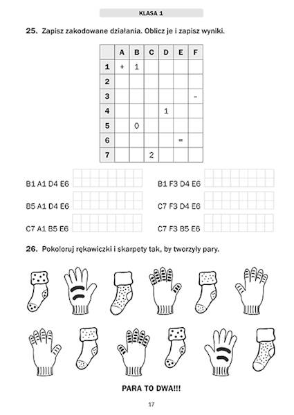 Kodujemy, bo umiemy. Matematyka z elementami kodowania klasa 1
