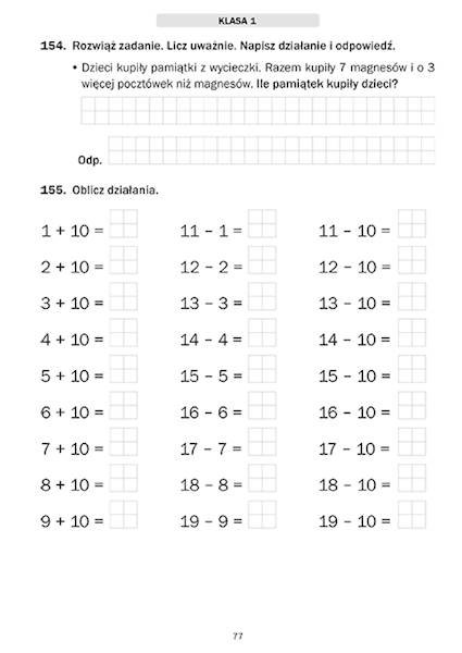 Kodujemy, bo umiemy. Matematyka z elementami kodowania klasa 1