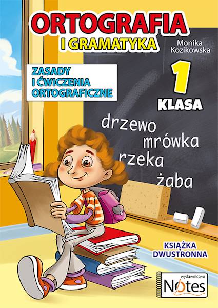 Ortografia i gramatyka  klasa 1 - dwustronna