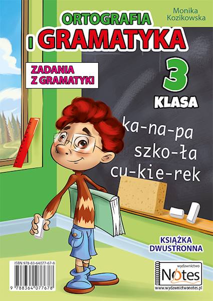 Ortografia i gramatyka klasa 3 - dwustronna