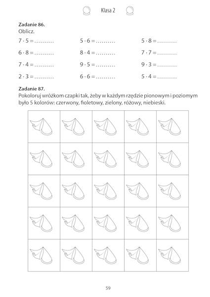 Zaczarowana matematyka kangurka Dominika klasa 2