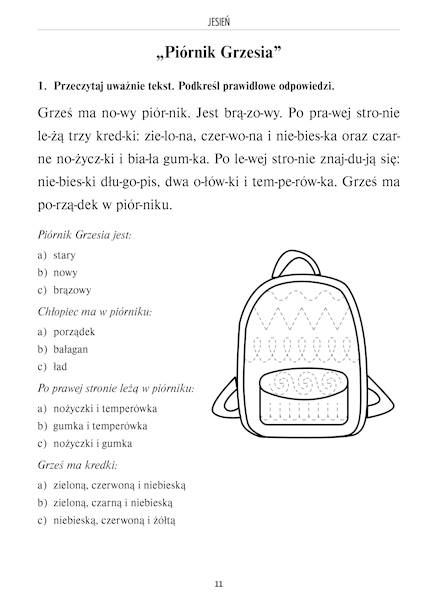 Czytam i rozumiem. Ćwiczenia dla klasy 2