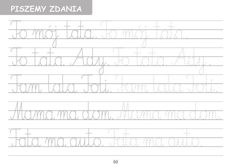 Szkoła pisania krok po kroku. Ćwiczenia usprawniające piszącą rączkę 5-6 latki