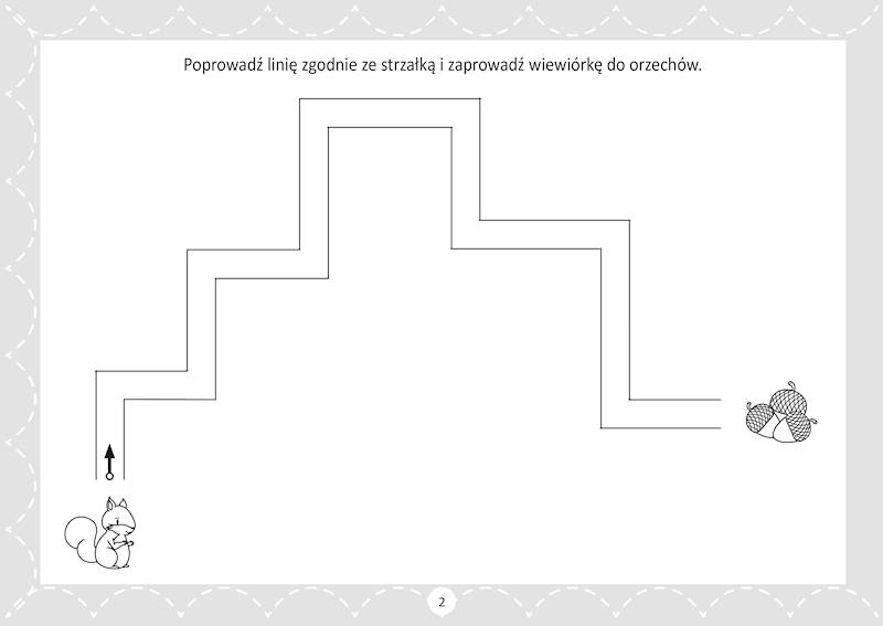 Grafomotoryka w jednym paluszku. Cwiczenia grafomotoryczne 3-4 latki