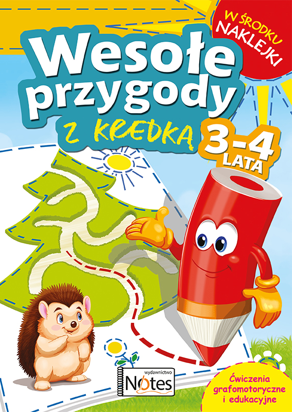 Wesołe przygody z kredką 3-4 lata
