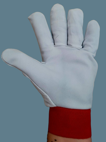 R  rękawice    kozia skórka  8 rzep Technik