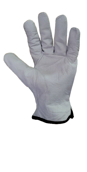 R  rękawice    robocze  biała skóra 10 Driver