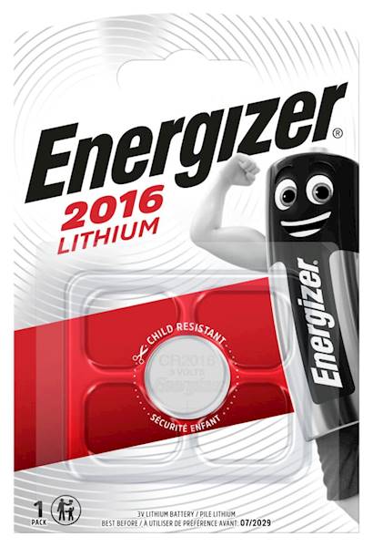 Bateria  Energizer  2016 lithium 3v