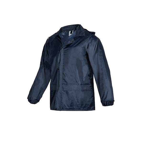 UBRANIE kurtka przeciwdeszczowa regen navy rozm. M