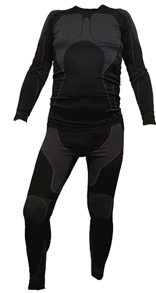 Ubranie Koszulka termoakt. czar-szar 2XL/3XL LAHTI