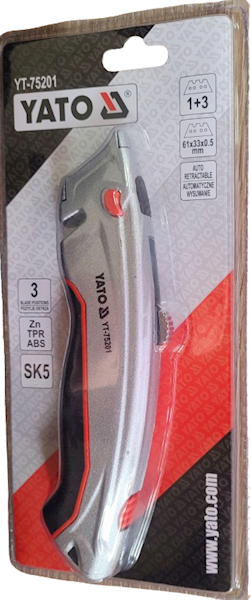 Nóż  z ostrzem Trapezowym  obcinak boczny