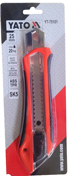 NOŻYK Z OSTRZEM  25mm   YATO