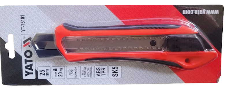 NOŻYK Z OSTRZEM  25mm   YATO