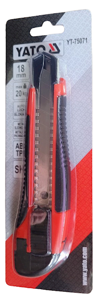 NOŻYK Z OSTRZEM  18mm   YATO