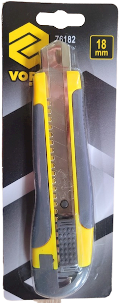 NOŻYK Z OSTRZ.18mm  METAL.PROW   VOREL