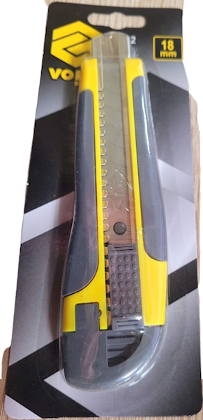 NOŻYK Z OSTRZ.18mm  METAL.PROW   VOREL