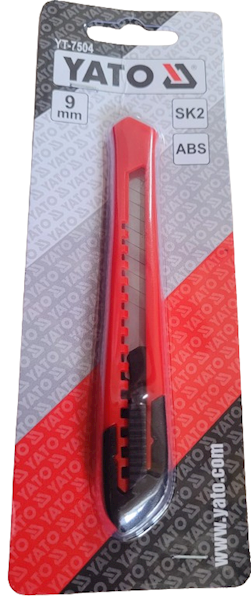 Nożyk do tapet   9mm Yato
