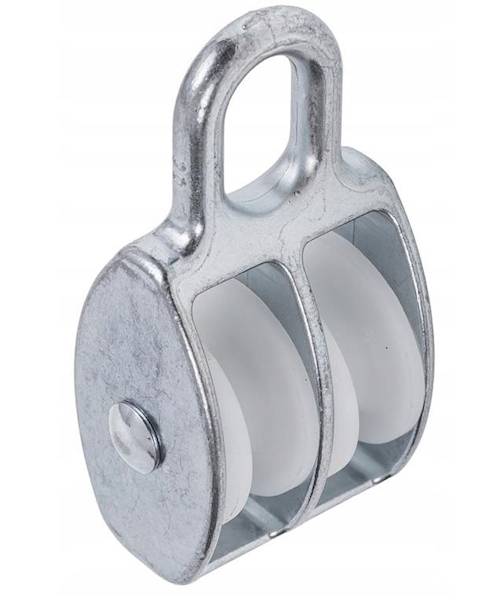 Bloczek do lin podwójny 30mm