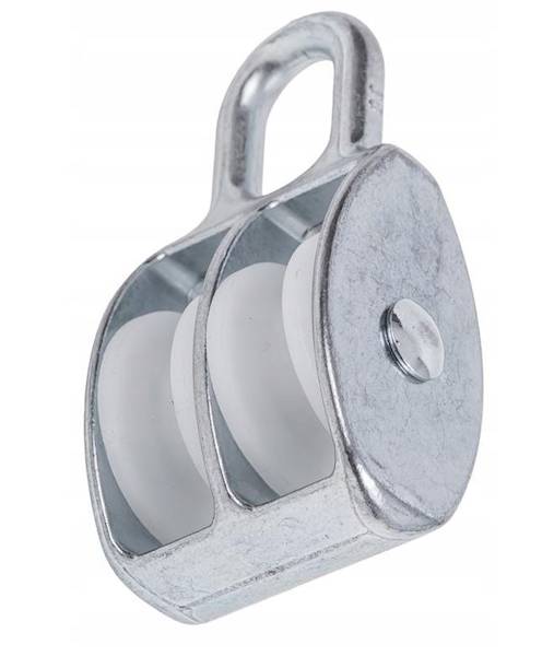 Bloczek do lin podwójny 30mm