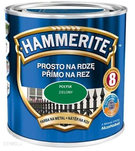 Emalia HAMMERITE zielony połyski  0.7l
