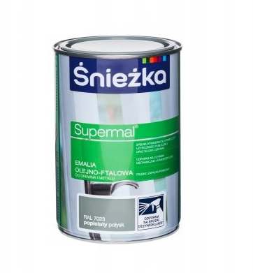Emalia ft.Supermal Śnieżka 0,8L popielaty 7023