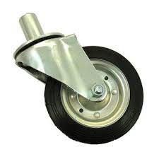 Koło do rusztowań 160mm met/gum/bolec