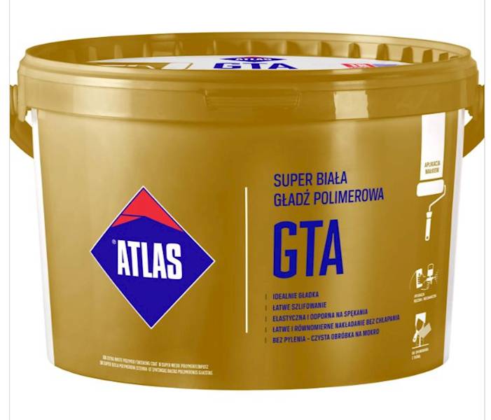 GŁADŹ POLIMEROWA ATLAS 18KG WIADRO