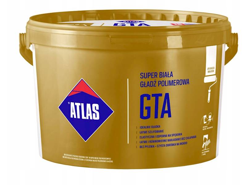 GŁADŹ POLIMEROWA ATLAS 18KG WIADRO