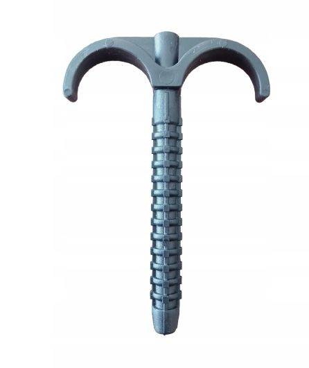 Hak podłogowy podwójny