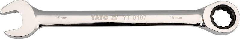 KLUCZ PŁ.-OCZK.Z GRZECHOTKĄ 19mm L/P YATO